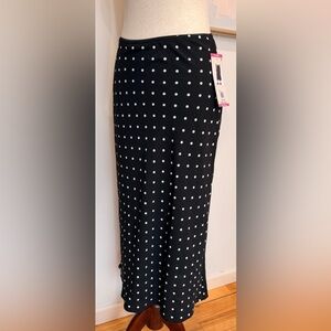 Aeropostale Black and White Polka Dot Skirt